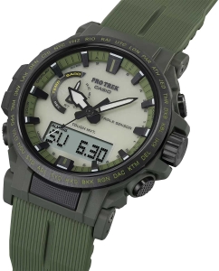 Купить Японские наручные часы Casio Pro Trek PRW-61LD-3 с хронографом  в E-mobi