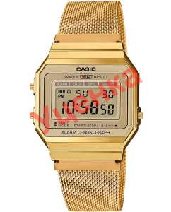 Купить Японские наручные часы Casio Vintage A700WEMG-9AEF-ucenka с хронографом  в E-mobi