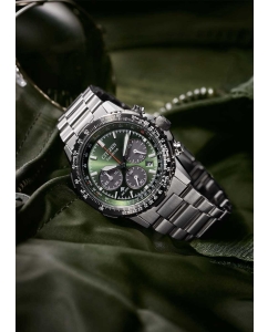 Купить Японские наручные часы Citizen CA4664-60W с хронографом  в E-mobi