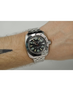 Купить Российские механические наручные часы Восток Амфибия 710334  в E-mobi