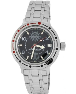 Купить Российские механические наручные часы Восток Амфибия 420526 в E-mobi