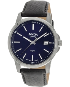 Купить Титановые наручные часы Boccia Titanium 3633-01 в E-mobi