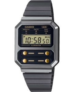 Купить Японские наручные часы Casio Vintage A100WEGG-1A2-ucenka с хронографом в E-mobi