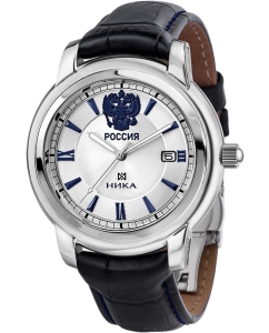 Купить Российские механические серебряные наручные часы NIKA 1893.0.9.15C.B в E-mobi