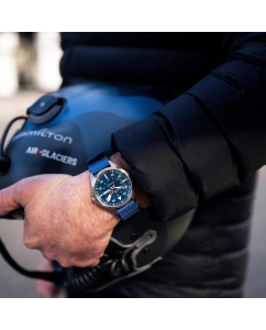 Купить Швейцарские механические титановые наручные часы Hamilton H64655941  в E-mobi