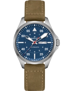 Купить Швейцарские механические титановые наручные часы Hamilton H64655941  в E-mobi