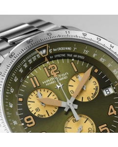 Купить Швейцарские наручные часы Hamilton H77932160 с хронографом  в E-mobi