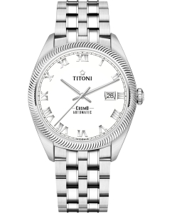 Купить Швейцарские механические наручные часы Titoni 878-S-657 в E-mobi
