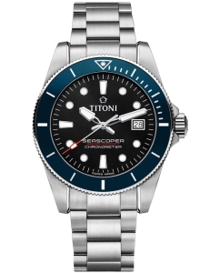 Купить Швейцарские механические наручные часы Titoni 83300-S-BE-706 в E-mobi
