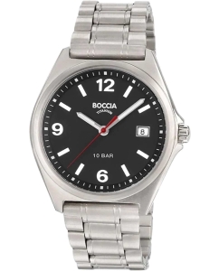 Купить Титановые наручные часы Boccia Titanium 3663-01 в E-mobi