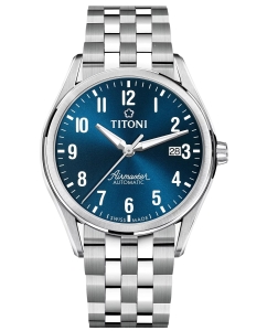 Купить Швейцарские механические наручные часы Titoni 83906-S-701 в E-mobi
