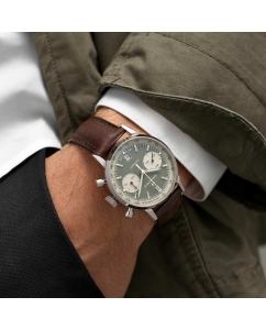 Купить Швейцарские механические наручные часы Hamilton H38416560 с хронографом  в E-mobi