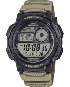 Купить Японские наручные часы Casio Collection AE-1000W-5A с хронографом в E-mobi