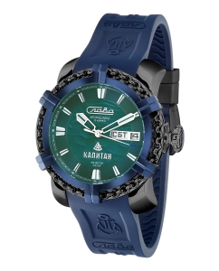 Купить Российские механические наручные часы Слава Капитан 2476465/800-2427  в E-mobi