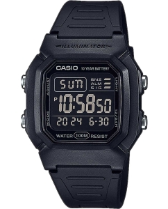 Купить Японские наручные часы Casio Collection W-800H-1BVES с хронографом в E-mobi