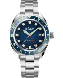 Купить Швейцарские механические наручные часы Le Jour LJ-HH-GMT-002 в E-mobi