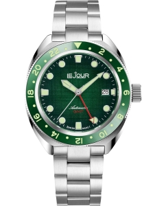 Купить Швейцарские механические наручные часы Le Jour LJ-HH-GMT-003 в E-mobi