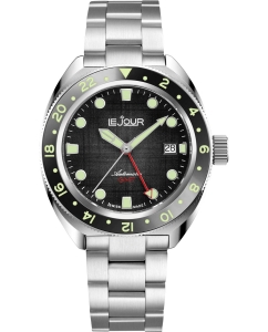 Купить Швейцарские механические наручные часы Le Jour LJ-HH-GMT-001 в E-mobi