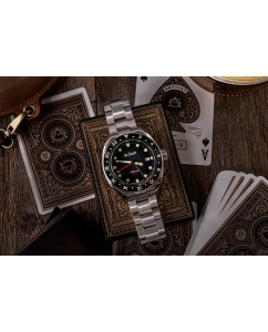 Купить Швейцарские механические наручные часы Le Jour LJ-HH-GMT-001  в E-mobi