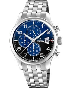 Купить Наручные часы Festina F20374/8 с хронографом в E-mobi