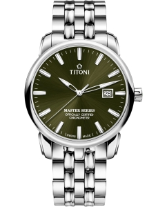 Купить Швейцарские механические наручные часы Titoni 83188-S-660 в E-mobi