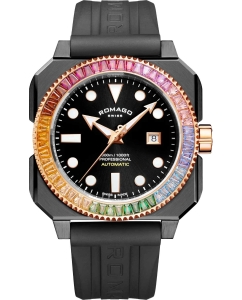 Купить Швейцарские механические наручные часы ROMAGO RM109-RBOW в E-mobi