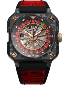 Купить Швейцарские механические наручные часы ROMAGO RM085-0557PL-BKGR-6 в E-mobi