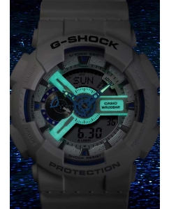 Купить Японские наручные часы Casio G-SHOCK GA-110HDS-7A с хронографом  в E-mobi