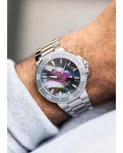 Купить Швейцарские механические наручные часы Oris 01-733-7787-4150-07-8-22-04PEB  в E-mobi