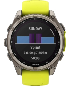 Купить Умные часы Garmin Fenix 8 Solar Sapphire Titan 010-02906-21 в E-mobi
