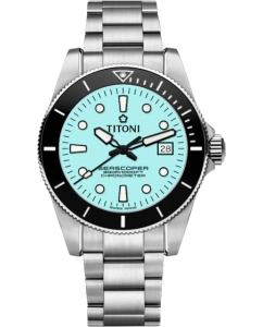 Купить Швейцарские механические наручные часы Titoni 83300-S-BK-718 в E-mobi