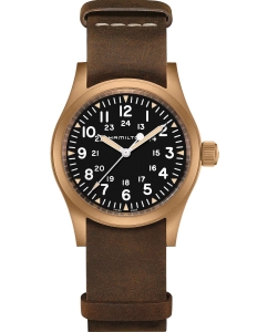 Купить Швейцарские механические титановые наручные часы Hamilton H69459530 в E-mobi