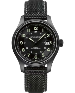 Купить Швейцарские механические титановые наручные часы Hamilton H70575733 в E-mobi