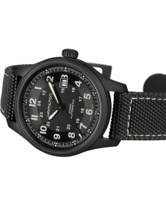 Купить Швейцарские механические титановые наручные часы Hamilton H70575733  в E-mobi