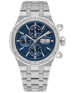 Купить Швейцарские механические наручные часы Maurice Lacroix AI6038-SS00F-430-C с хронографом в E-mobi