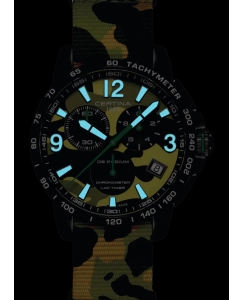 Купить Швейцарские наручные часы Certina C034.453.38.097.00 с хронографом  в E-mobi