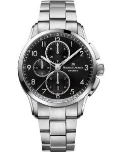 Купить Швейцарские механические наручные часы Maurice Lacroix PT6388-SS002-320-1 с хронографом в E-mobi