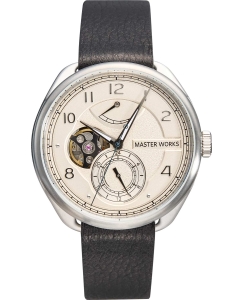 Купить Японские механические наручные часы MASTER WORKS MW08SI-FDBKG8 в E-mobi