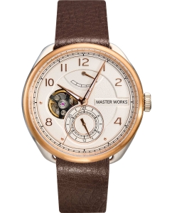 Купить Японские механические наручные часы MASTER WORKS MW08SRS-FDBRO8 в E-mobi