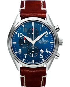 Купить Швейцарские наручные часы Grovana G1654.9535 с хронографом в E-mobi