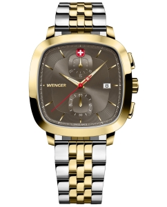 Купить Швейцарские наручные часы Wenger 01.1933.106 с хронографом в E-mobi