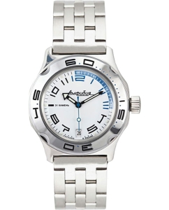 Купить Российские механические наручные часы Восток Амфибия 100473 в E-mobi