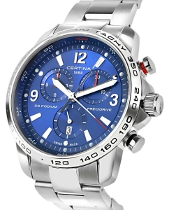 Купить Швейцарские наручные часы Certina C001.647.11.047.00 с хронографом  в E-mobi