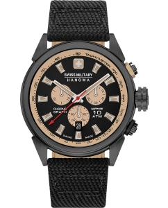 Купить Швейцарские наручные часы Swiss Military Hanowa 06-4322.13.007.14 с хронографом в E-mobi