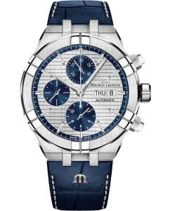Купить Швейцарские механические наручные часы Maurice Lacroix AI6038-SS001-131-1 с хронографом в E-mobi