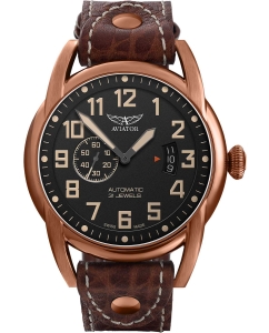 Купить Швейцарские механические наручные часы Aviator V.3.18.8.162.4 в E-mobi