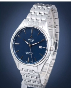 Купить Швейцарские механические наручные часы Atlantic 52759.41.51SM  в E-mobi