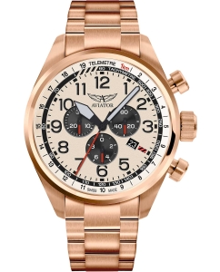 Купить Швейцарские наручные часы Aviator V.2.25.2.173.5 с хронографом в E-mobi