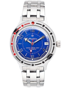 Купить Российские механические наручные часы Восток Амфибия 420007 в E-mobi