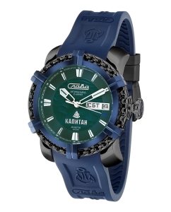 Купить Российские механические наручные часы Слава Капитан 2476466/800-2427  в E-mobi